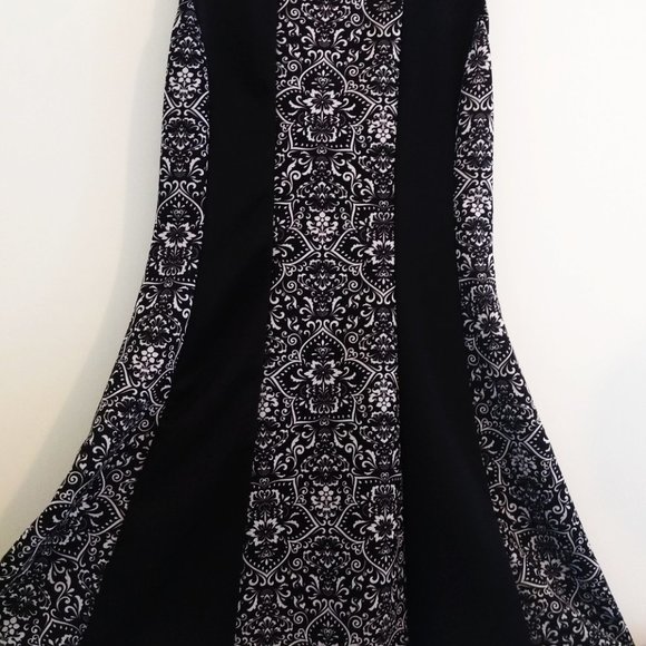Andrea Missy Black Patterned Sundress - Picture 3 of 4